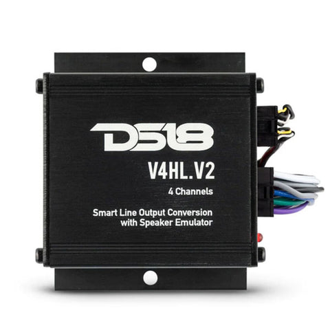 DS18 V4HL.V2 4-Channel Hi/Lo Converter with Speaker Emulator