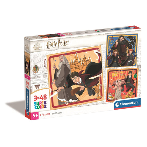 Clementoni Puzzle Square Harry Potter 3x48 Piece Puzzles