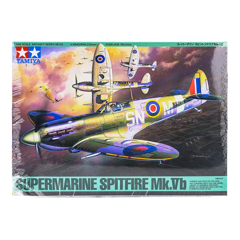 Tamiya 1/48 Supermarine Spitfire Mk.Vb Fighter Scaled Plastic Model Kit