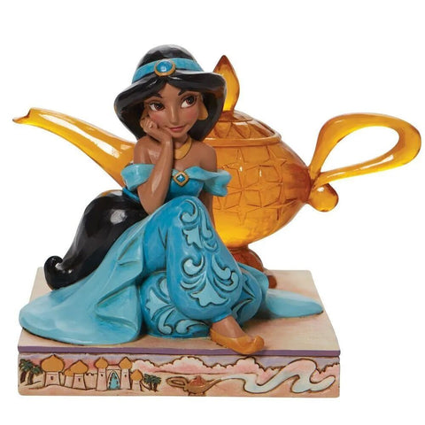 Jim Shore Disney Traditions - Aladdin - Jasmine and Genie Lamp