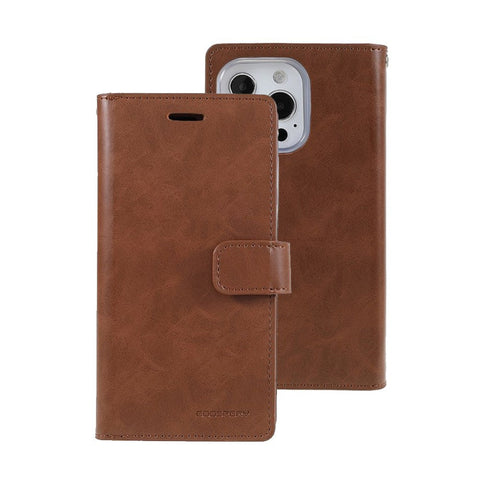 Goospery Mansoor Diary for iPhone 15 Pro Max - Brown