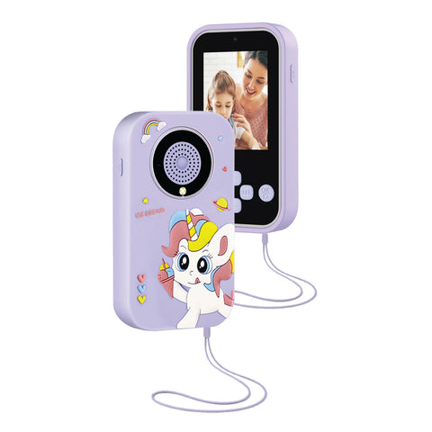 Laser Kids Photo and Video Camera with MP3 Player (Purple)