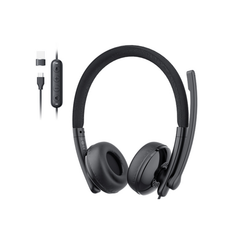 eMeet GeniusCall HS50 USB-C Headset with Boom Microphone