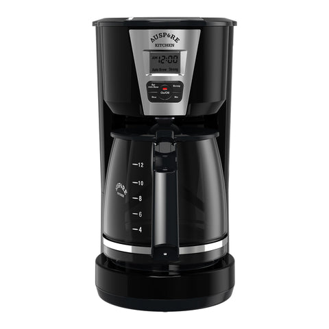 AUSPURE Coffee Maker 1.8L, Programmable Drip Coffee, 12 Cup, Auto Brew