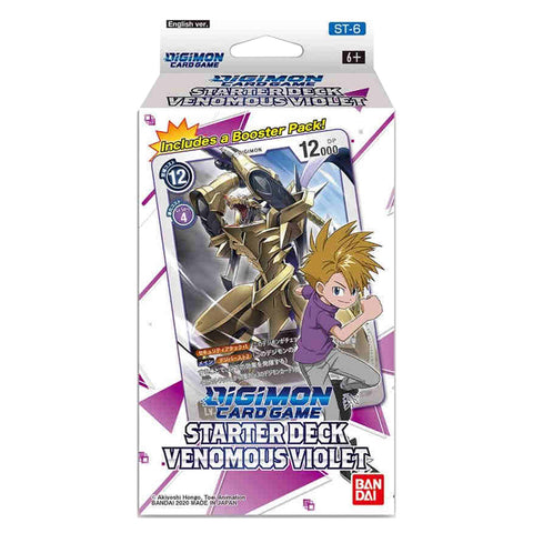 Bandai Series 04 Starter Deck 06 Venomous Violet Digimon Card Game