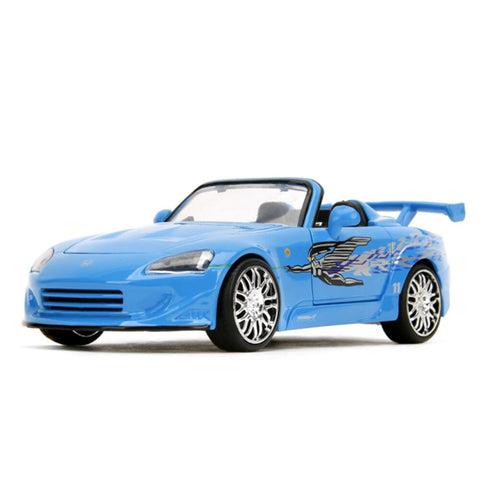 Jada 1:24 Scale Fast & Furious 2001 Honda S2000 Blue Diecast Vehicle