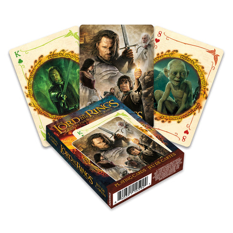 54pc Aquarius Lord Of The Rings Return Of The King Playing Cards Poker Deck 14y+
