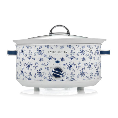 Laura Ashley 6.5L Electric 300 Watt Slow Cooker (China Rose)
