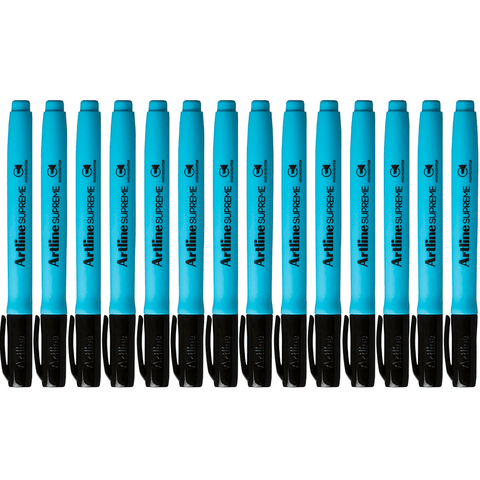 Artline Box 12 Supreme Highlighter (Blue)