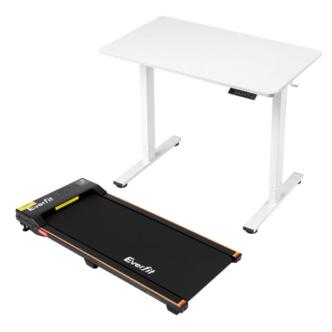 Artiss 100cm Standing Desk Treadmill Motorised Home Office White