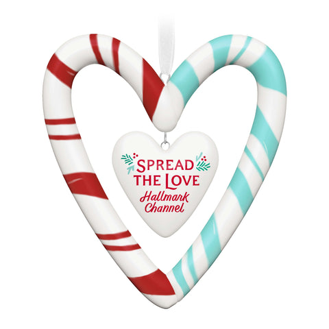 Hallmark Channel, Spread the Love (Porcelain) - Hallmark Keepsake Christmas Ornament