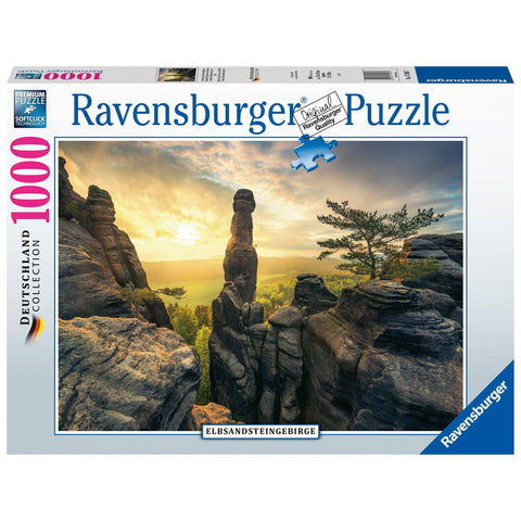 Ravensburger 1000pc Monolith Elbe Sandstone Mountains Puzzle