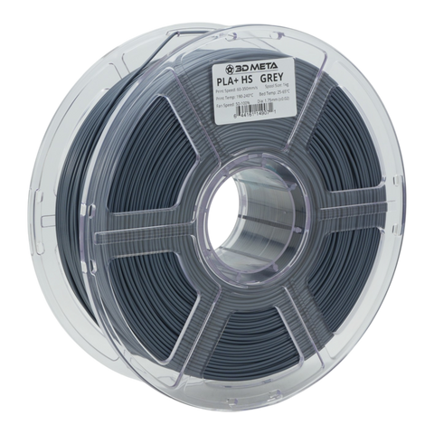3D META High Speed PLA+ HS 3D Printing Filament - Grey