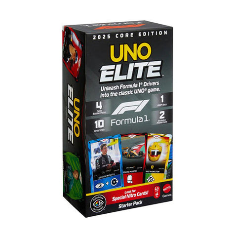 Mattel UNO Elite F1 2025 - Starter Pack (Core Edition)