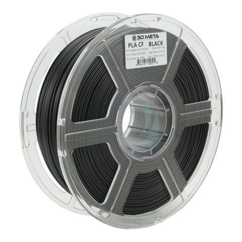 3D META Carbon Fibre PLA 3D Printing Filament - Black