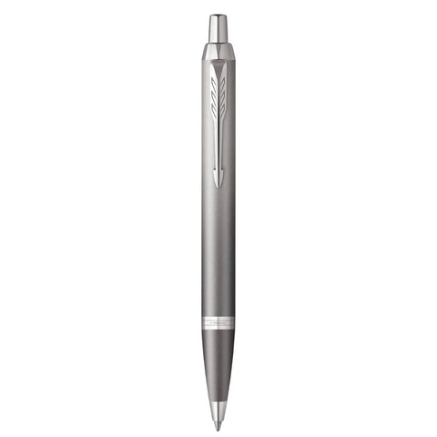 Parker IM Ballpoint Pen Medium Gradient Chrome Grey
