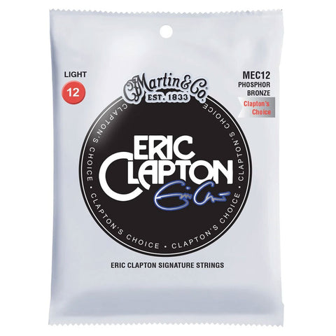 Martin Guitar MEC12 Clapton's Choice Strings 92/8 (Phosphor Bronze Light)