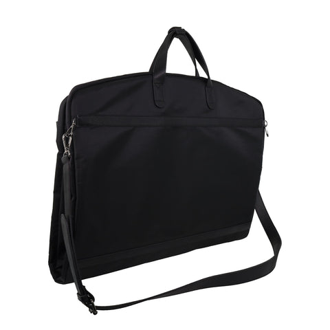 Pierre Cardin Unisex Nylon Overnight Garment Travel/Business Bag Black