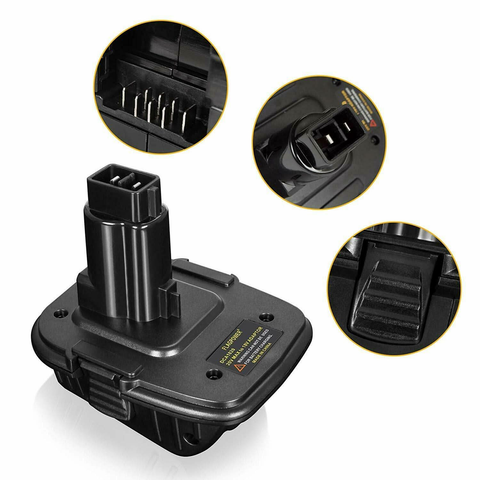 Tavice DCA1820 Adapter For Dewalt 20V MAX to 18V Convert for Li-Ion NiCD NiMh Battery