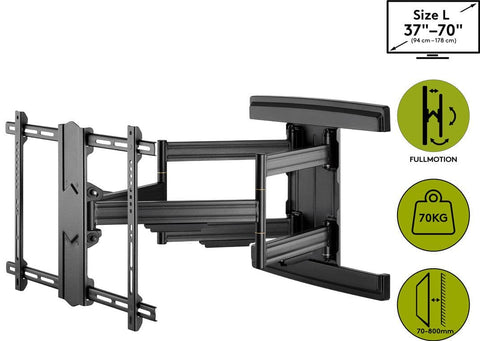 Goobay Full Motion Pro TV Wall Mount 37"-70" (Black)