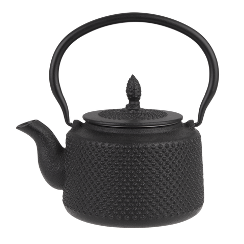 Teaology Cast Iron Teapot - Hobnail Black 850ml