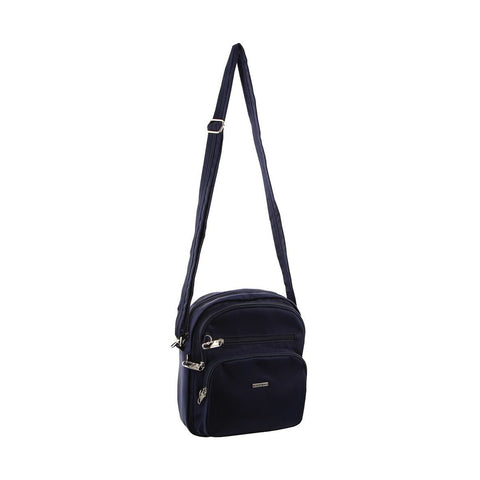 Pierre Cardin Nylon RFID Crossbody Bag - Navy