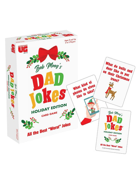 Christmas Warehouse - XMTY2625 Official Bob Moog's Dad Jokes Holiday Edition Card Game | Prepare For Maximum Groans! Christmas Palette