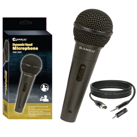 Sansai Dynamic Corded Professional Vocal Microphone