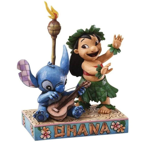 Jim Shore Disney Traditions - Lilo & Stitch - Ohana Means Family