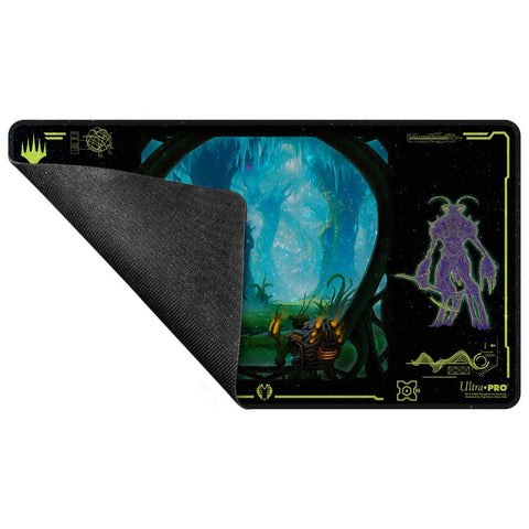 Ultra Pro: UP38887 Edge of Eternities Holofoil Playmat Green Mythic for MtG