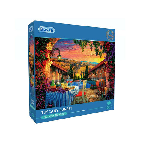 Gibsons 1000-Pieces Tuscany Sunset Puzzle