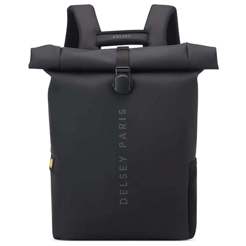Delsey Turenne Soft Rolltop RFID Laptop Backpack 15" Black