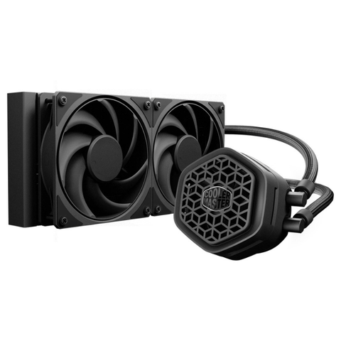 Cooler Master MasterLiquid Atmos II Stealth 240mm All-Black Non-LED AIO Liquid CPU Cooler