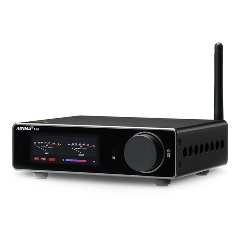 AIYIMA A80 v2 Bluetooth Hi-Res DAC 300W x 2 Channel Amplifier