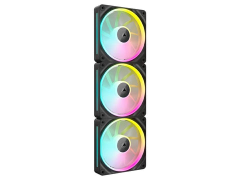 Corsair iCUE LINK LX120 120mm RGB PWM Case Fan - Black (3-Pack)