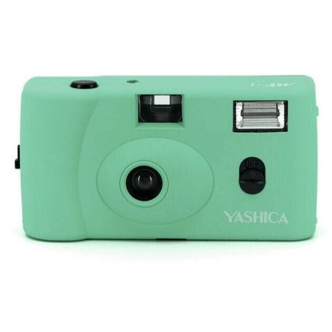 Yashica MF-1 Snapshot Reusable 35mm Film Camera Set (Turquoise)