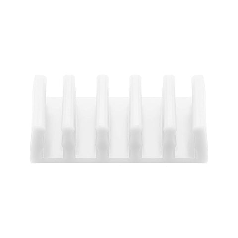 Goobay 2-Pieces 5-Slot Cable/Tie Management Organiser (White)