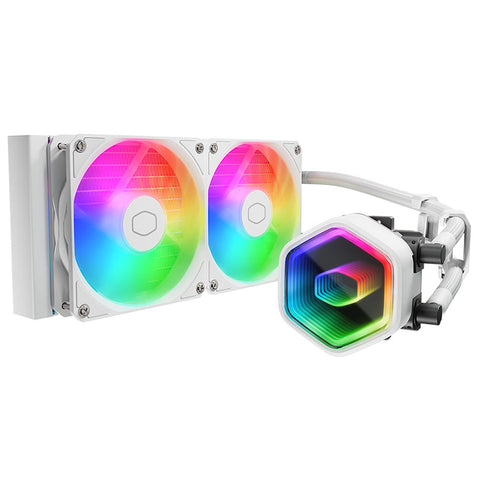Cooler Master MasterLiquid ML240L Core II ARGB CPU Cooler (White)