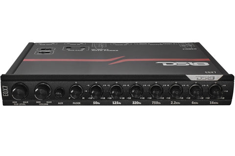DS18 EQX7 High Volt 7-Band Equalizer with High Level Input