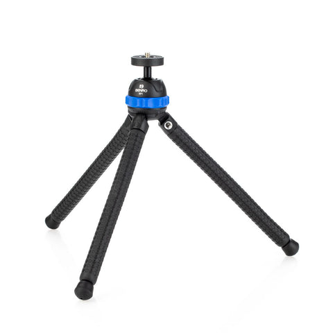 Benro KoalaPod Flexible/Bendable Folding Tripod 3 Legs 21cm (Black)