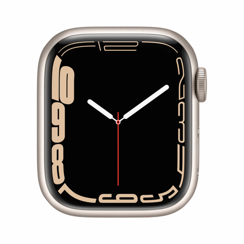 Apple Watch Series 7 41mm GPS Cellular 100% Battery (Starlight Aluminum) [*Refurbished: As New]