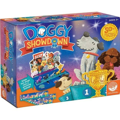Mindware Doggy Showdown Board Game Puzzle Cards