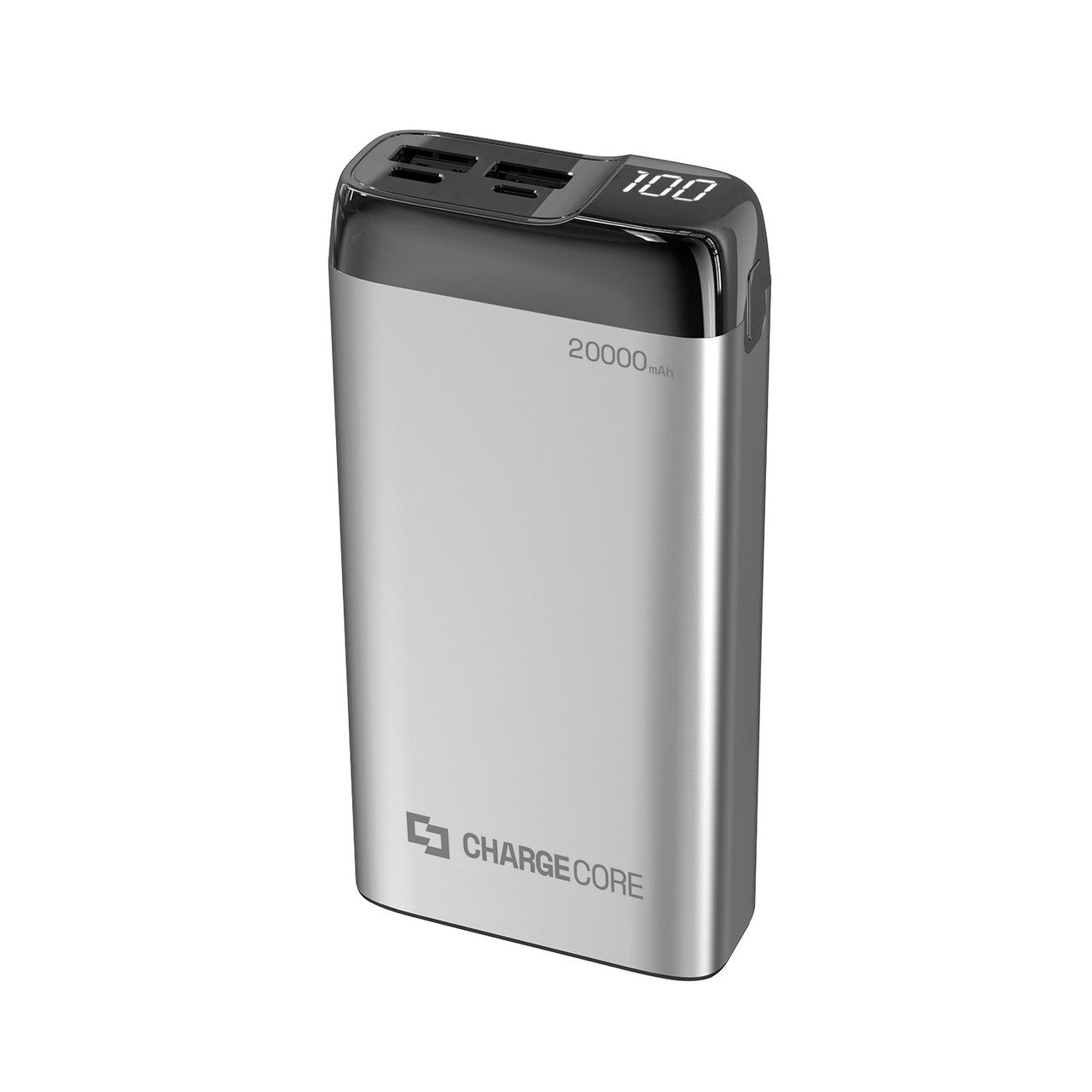 Laser 20000mAh Power Bank with LED display (Silver) JB Hi-Fi