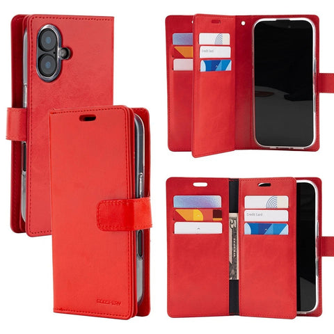 Goospery Mansoor Diary for iPhone 17 - Red
