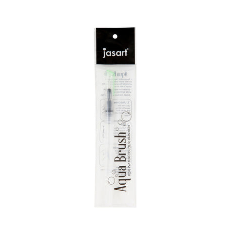 Jasart Aqua Brush Watercolour Painting 4x22cm Flat Medium Tip Clear Barrel Pen