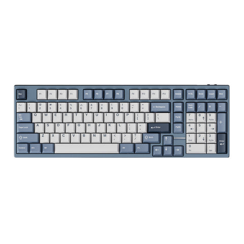 Qwetykeys Neo Studio Neo98 Prebuilt Wireless Mechanical Keyboard (Anodized Slate Blue)