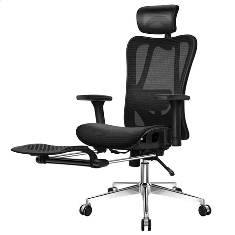 ALFORDSON Office Chair Ergonomic Mesh Seat Executive Work Computer (Black)