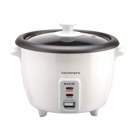 Maxim Rice Cooker 1.8L 10 Cup White - 700W Automatic Cooking Keep Warm