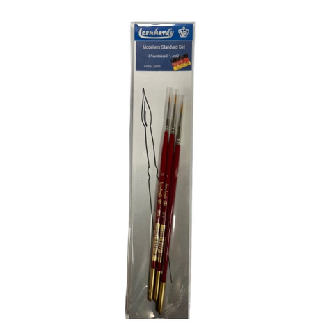 VP Leonhardy Modellers Finishing Brush Set 3pcs