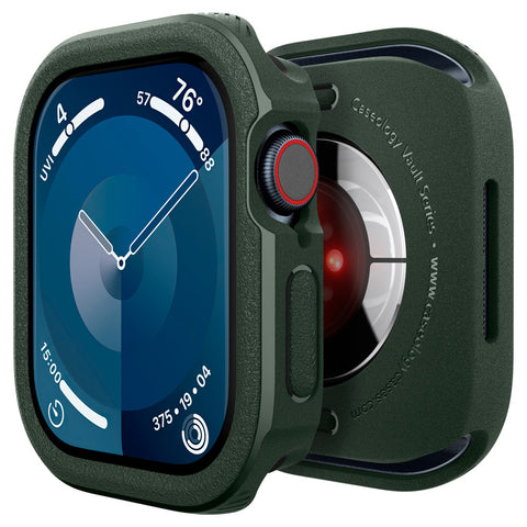 Spigen Apple Watch 10/11 46mm Vault Case (Midnight Green)